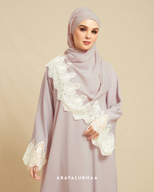 Aishah Abaya in Lilac Purple