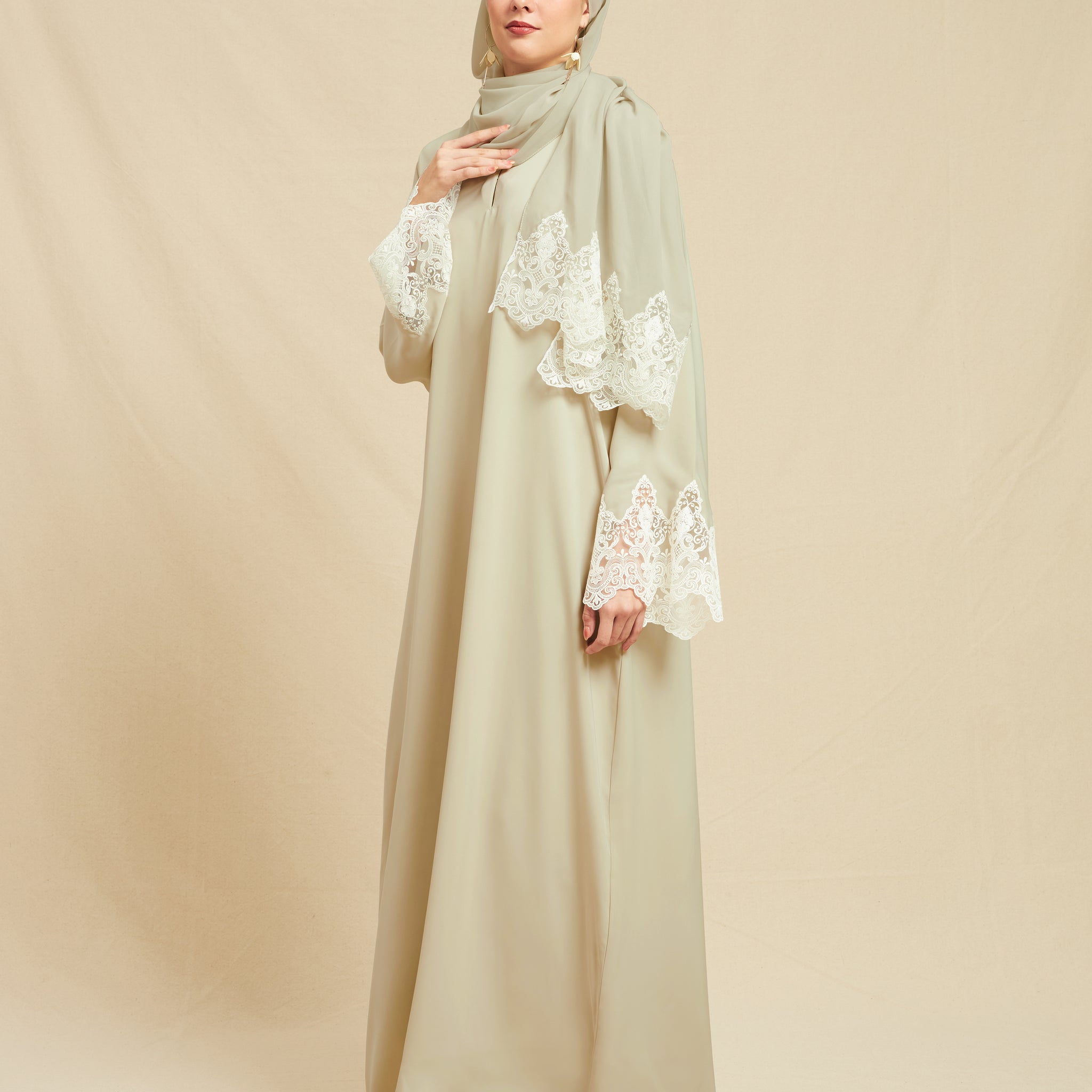 Aishah Abaya in Toffee