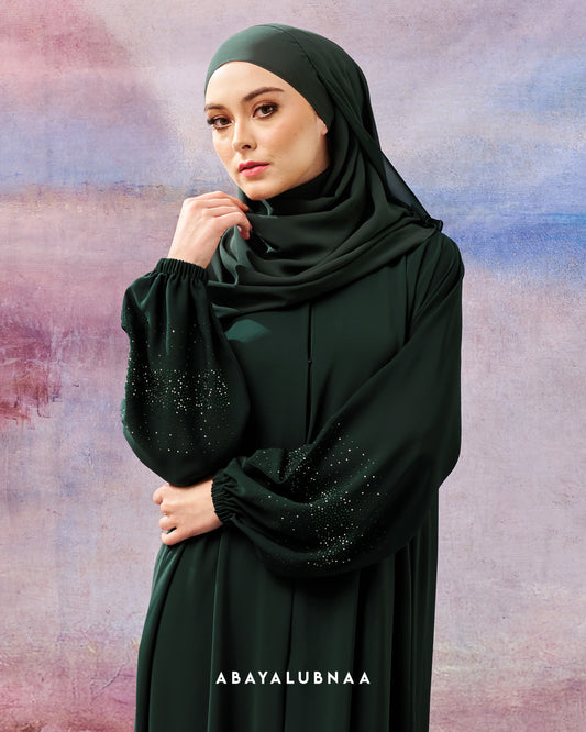 Amalfi Abaya in Emerald Green