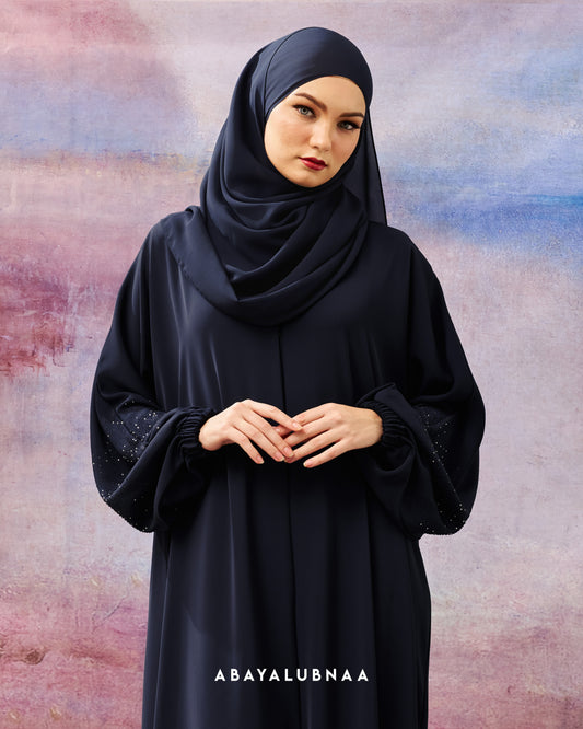 Amalfi Abaya in Navy Blue