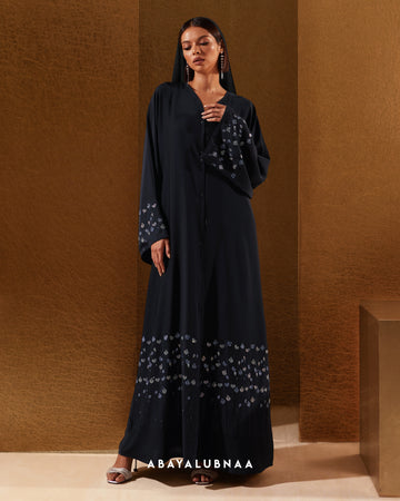 Amara Abaya in Navy Blue
