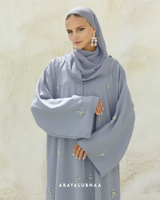 Ayra Abaya in Powder Blue