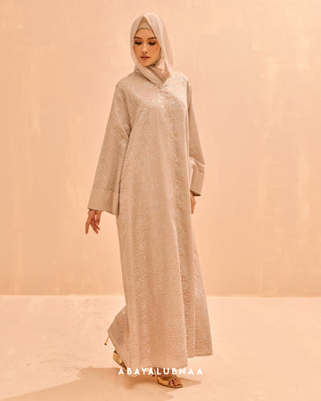 Basma Abaya in Nude