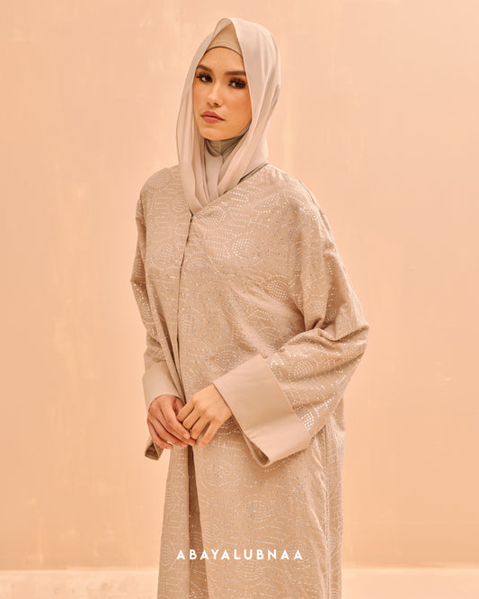 Basma Abaya in Nude