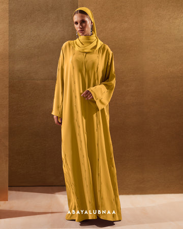Bella Abaya in Yellow