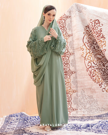 Daphne Abaya in Dusty Green