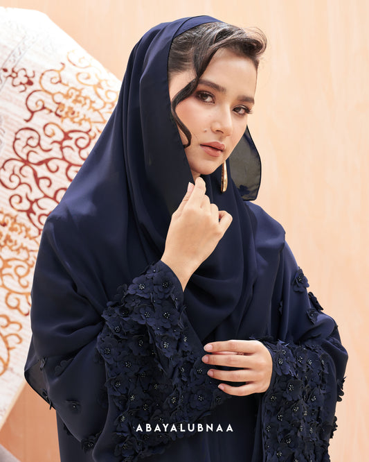 Daphne Abaya in Midnight Blue