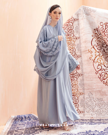 Daphne Abaya in Powder Blue