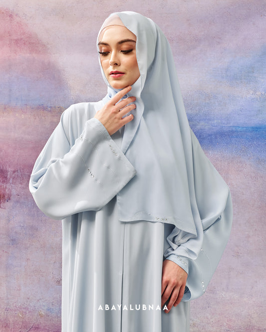 Eslima Abaya in Baby Blue