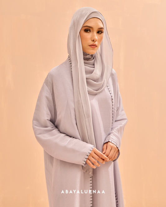 Faiza Abaya in Grey