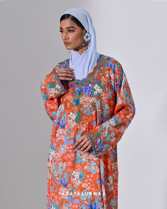 Galabiya Luxe in Ixora