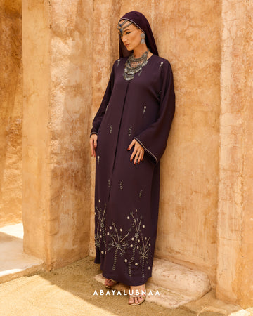 Hanan Abaya in Plum