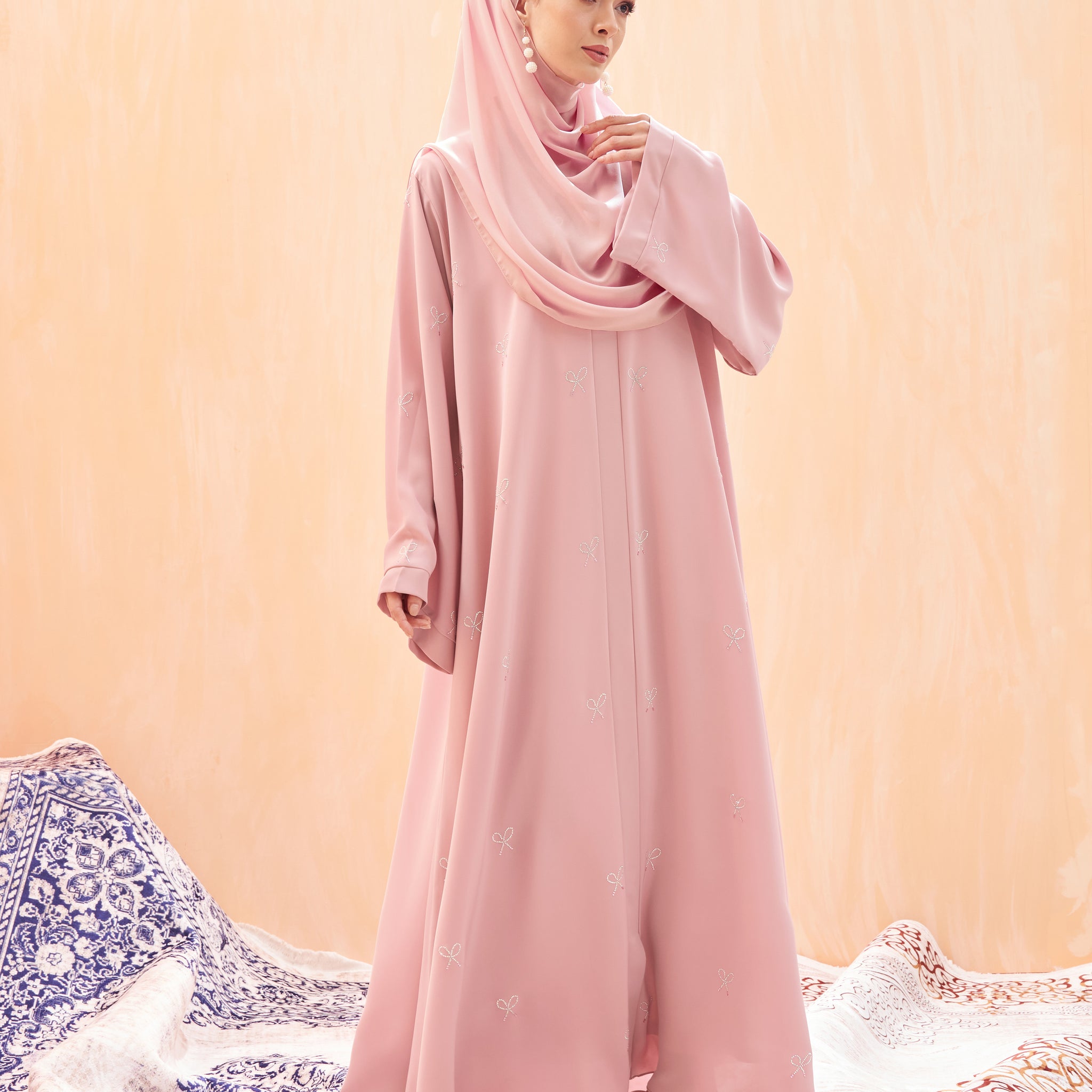 Lisa Abaya in Baby Pink