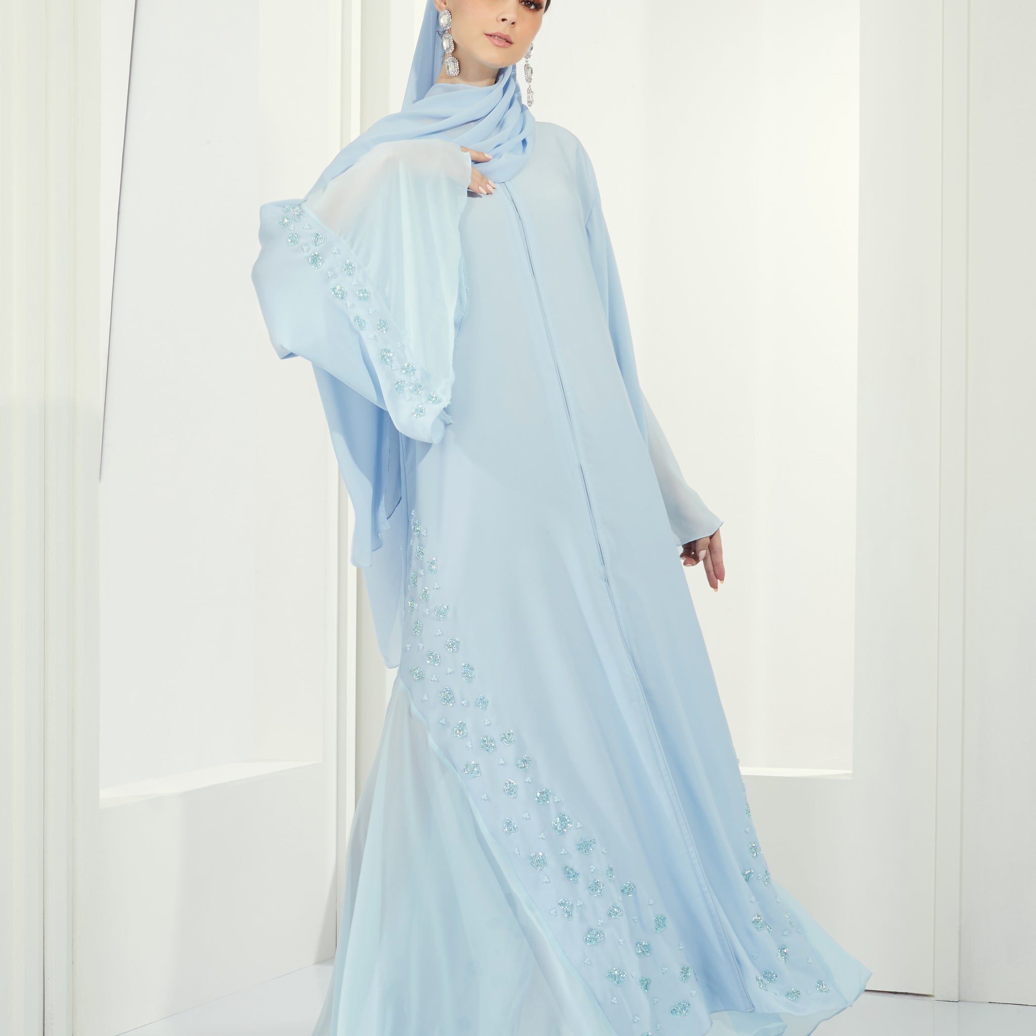 Meghan Abaya in Baby Blue