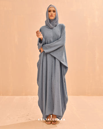 Nada Abaya in Powder Blue