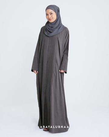 Nadya Abaya in Grey