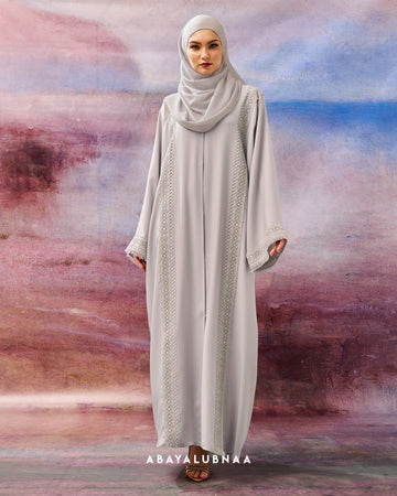 Narissa Abaya in Grey