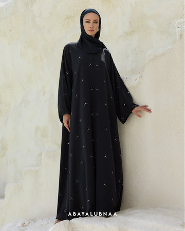 Nawal Abaya in Navy Blue