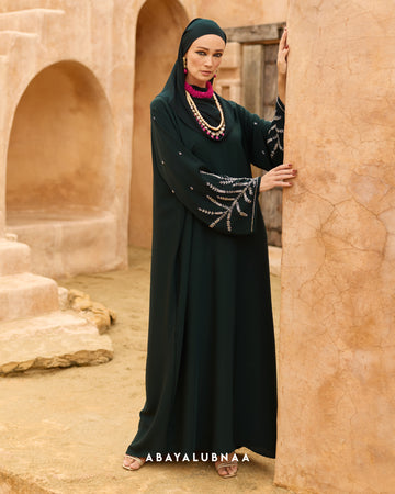 Nora Abaya in Emerald Green