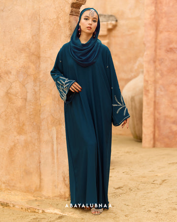 Nora Abaya in Teal Blue