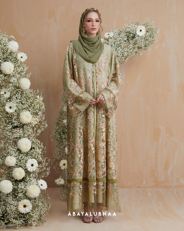 Petunia Abaya in Green
