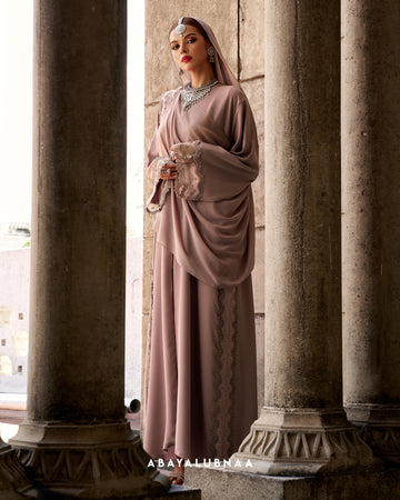 Priyanka Abaya in Dusty Brown