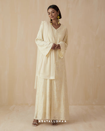 Rabia Abaya in Yellow