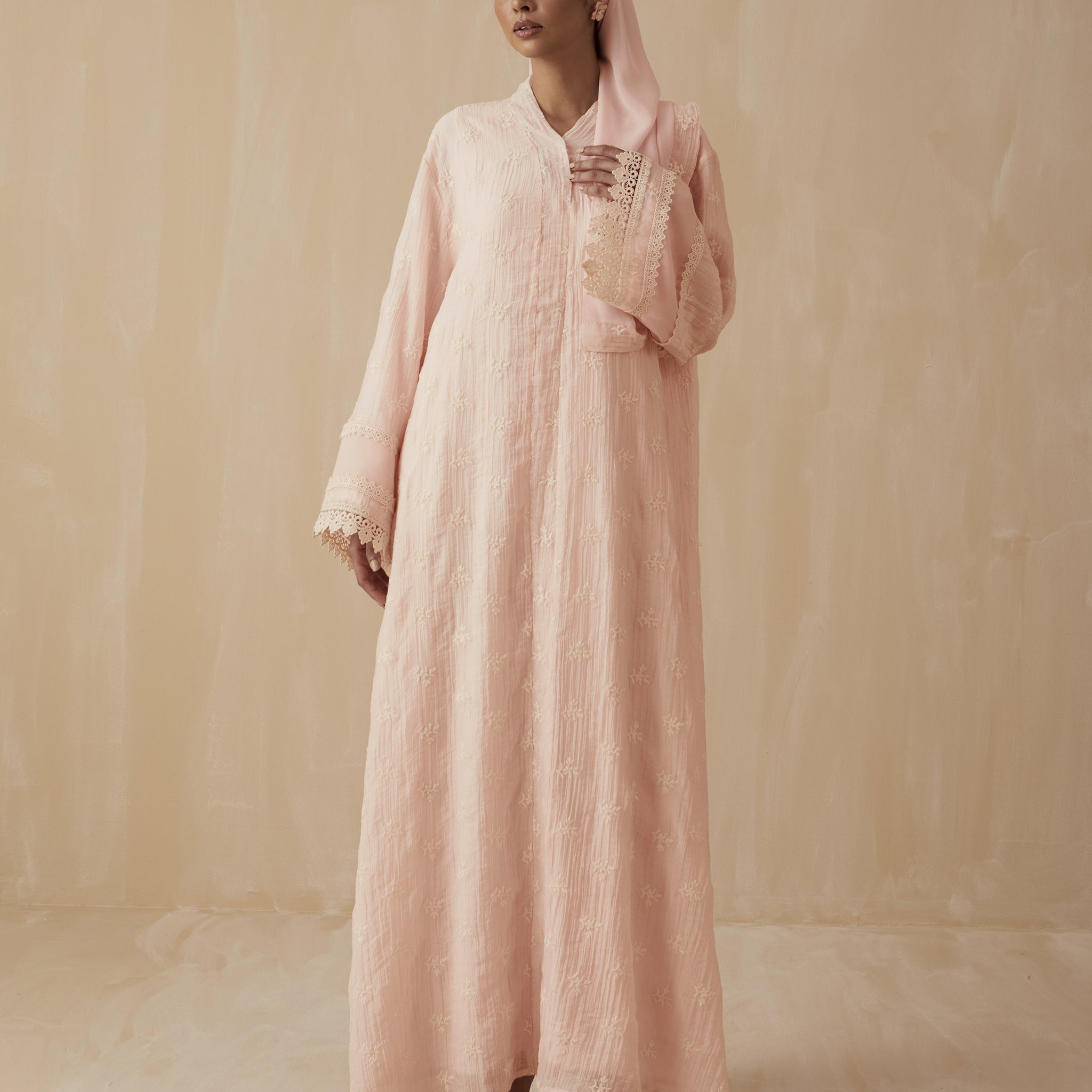Razia Abaya in Pink