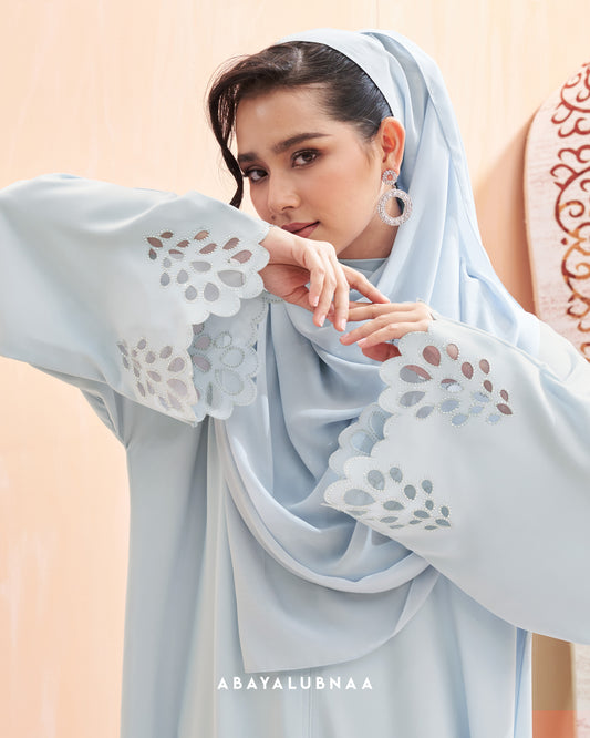 Riana Abaya in Baby Blue