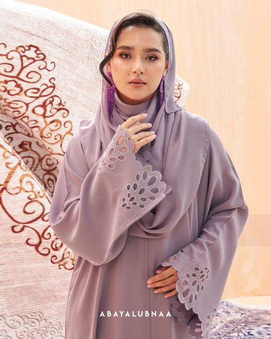 Riana Abaya in Dusty Purple