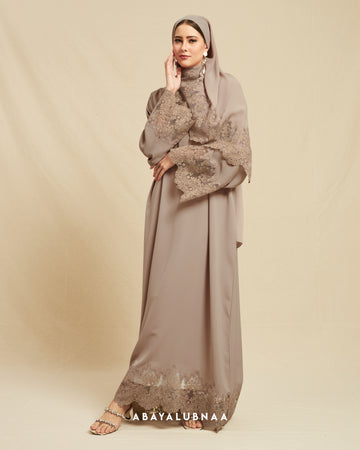 Sara Abaya in Dusty Brown