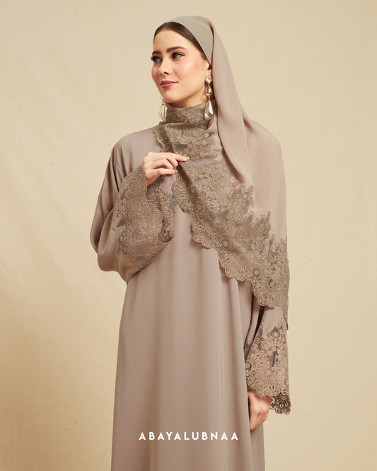 Sara Abaya in Dusty Brown