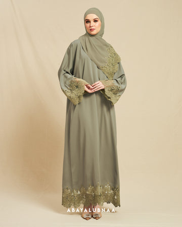 Sara Abaya in Misty Jade