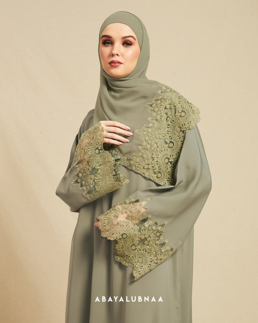 Sara Abaya in Misty Jade