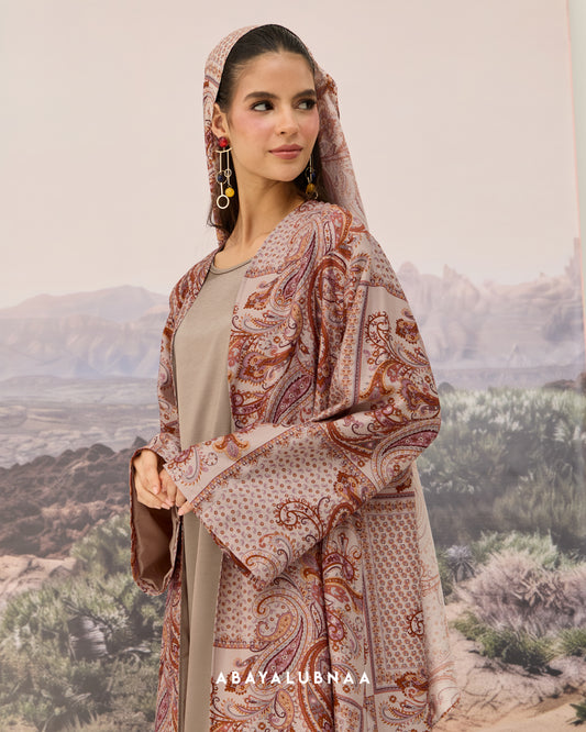 Sienna Abaya in Brown