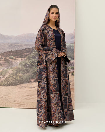 Sienna Abaya in Navy Blue