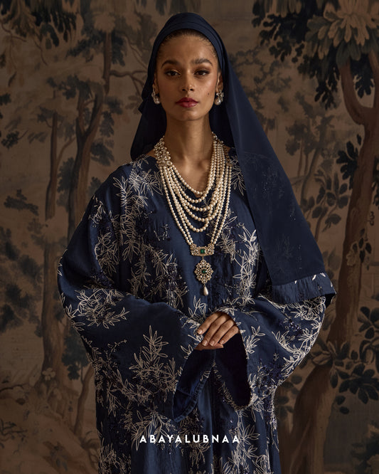Stella Abaya in Navy Blue