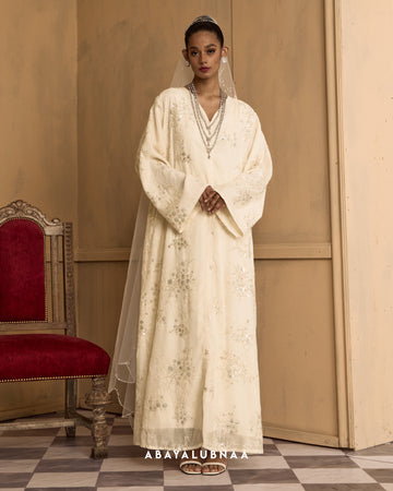 Stella Abaya in Soft Cream