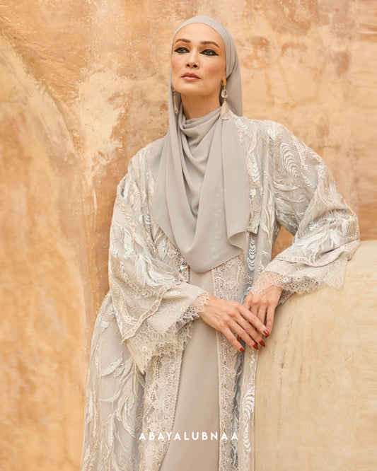 Tasnim Abaya in Grey