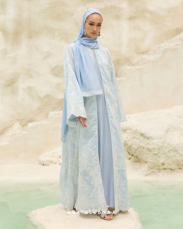 Wafa Abaya in Blue