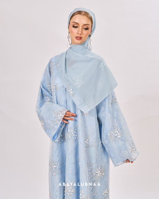 Warda Abaya in Blue