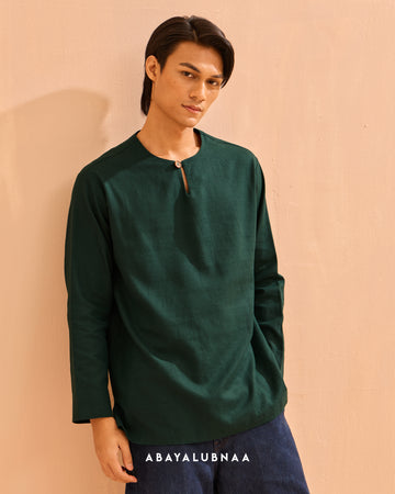 Zyn KURTA in Emerald Green