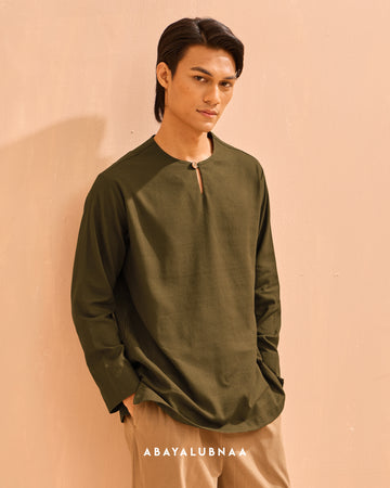 Zyn KURTA in Olive Green